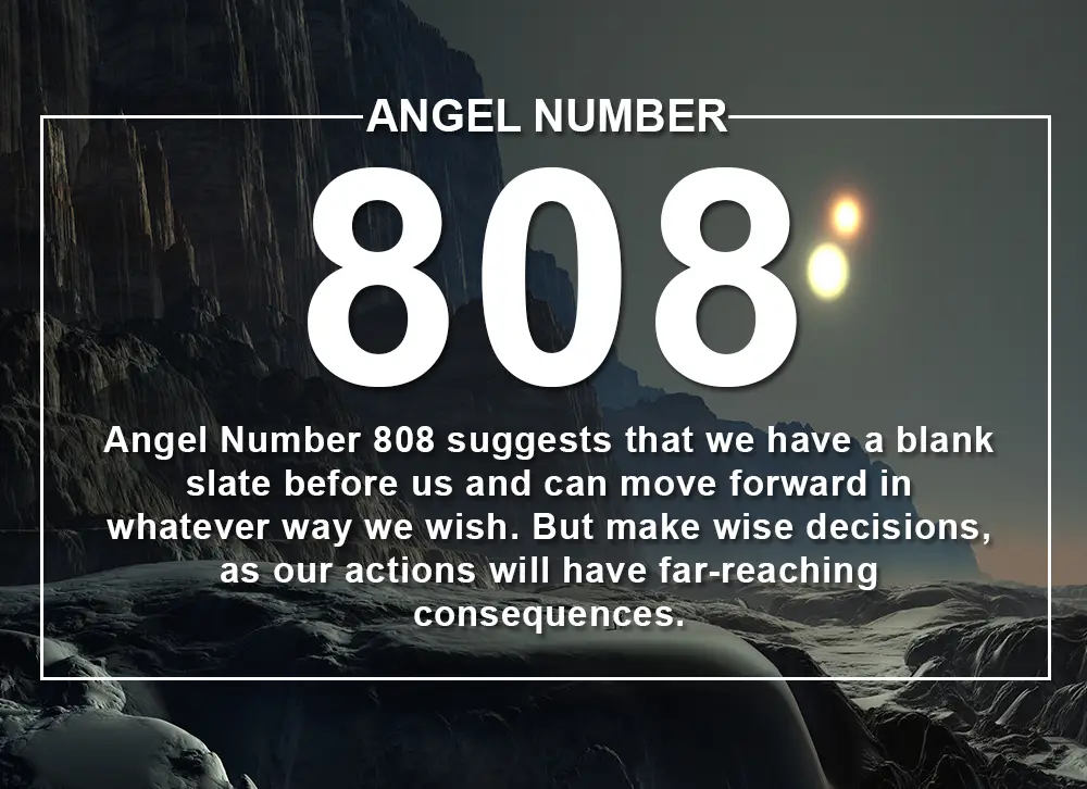 Angel Number 808